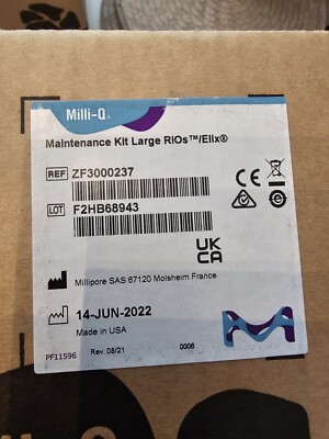 Millipore Milli-Q Maintenance Kit Large Rios/Elix ZF3000237 2024