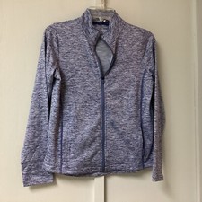 New Vineyard Vines Girls' Brushed French Terry Full-Zip Jacket Size XL Bay Heath