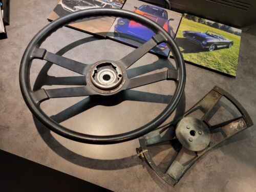 Porsche 914 Bakelite VDM Steering Wheel 12/72, w/ horn button base (no pad)