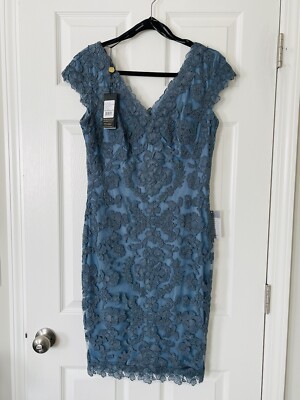 NWT Tadashi Shoji Blue Lace Dress ATY1304MZ - Size 10 $368 | eBay NWT Tadashi Shoji Blue Lace Dress ATY1304MZ - Size 10 $368 | eBay