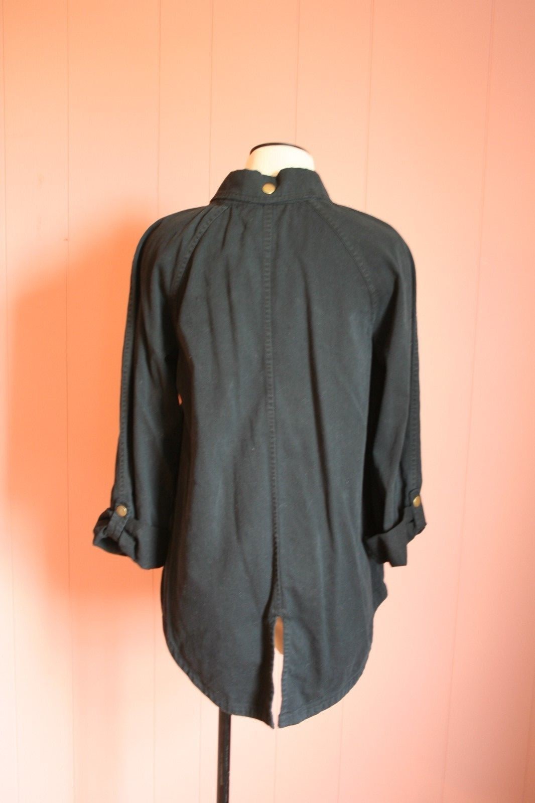Textile Elizabeth and James Kelsey Parka Black S Small Madewell JCrew NWT $295 image 4