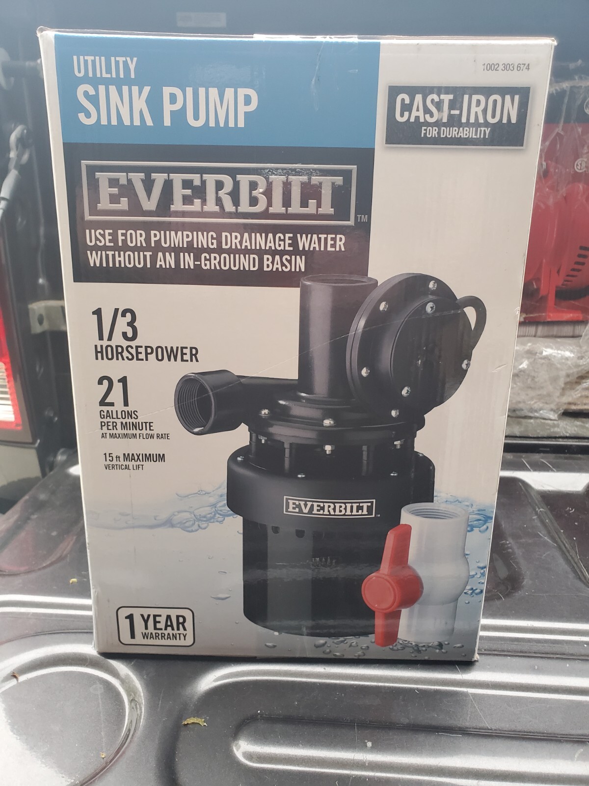 Everbilt 1/3 HP Utility Sink Pump LTS250A eBay