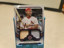 2021 Topps Tribute Collection MLB Albert Pujols Dual Relic Purple /50 T8783