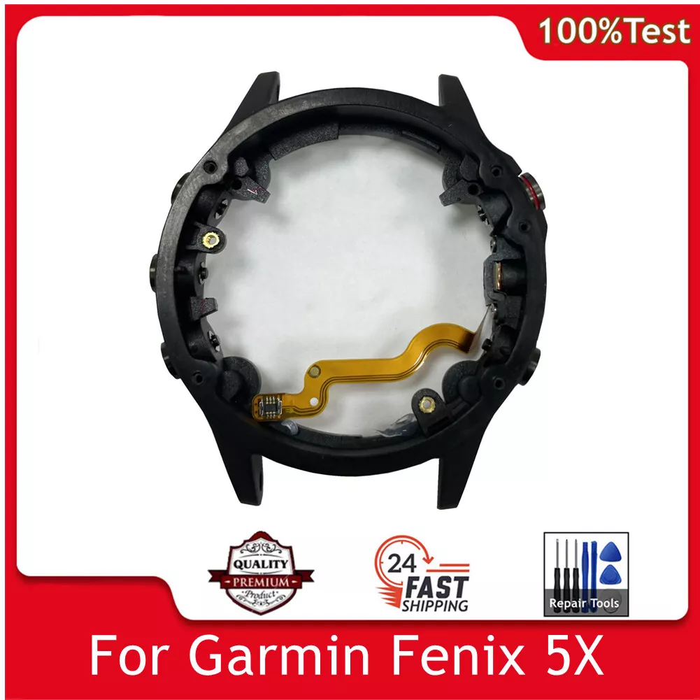 For Garmin Fenix 5X Watch Frame Shell Rear Housing Cover Case