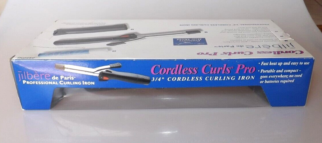 Jilbere de Paris 3/4" Portable Curling Iron Curls Pro Model JBCC267 New in Pkg