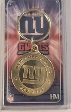 New York Giants bronze key chain New