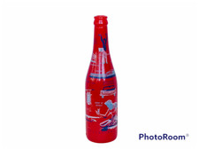 NSDA Convention Bottle Red Glass Detroit 1968 Lions Cobo vtg Tigers Hudson Port