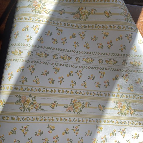 3 Rolls Collins Aikman Wallcoverings Floral Wallpaper 20.5” X 42’ B102 Run 2 - Picture 3 of 6