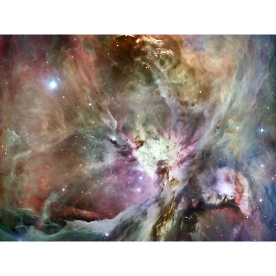 Orion Nebula Spitzer Space Photograph XL Wall Art Canvas Print