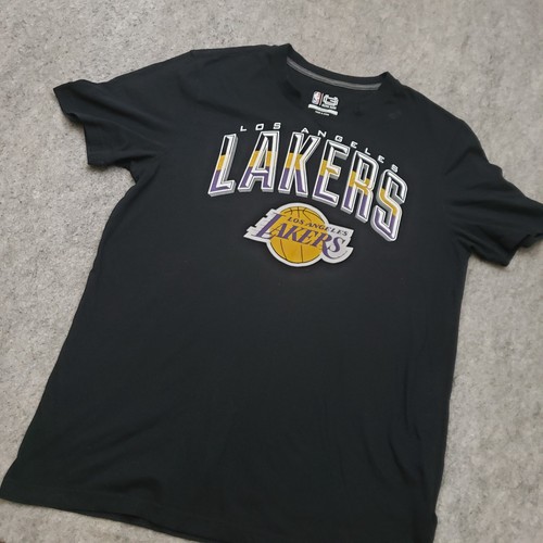 Camisa Los Angeles Lakers Para Hombre Grande Negra Amarilla Aire Libre Baloncesto Adulto A63 - Imagen 2 de 9