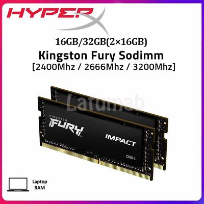 FURY IMPACT 16GB 32G(2x16GB) DDR4 2666 3200 SODIMM 260pin Gaming Laptop Speicher