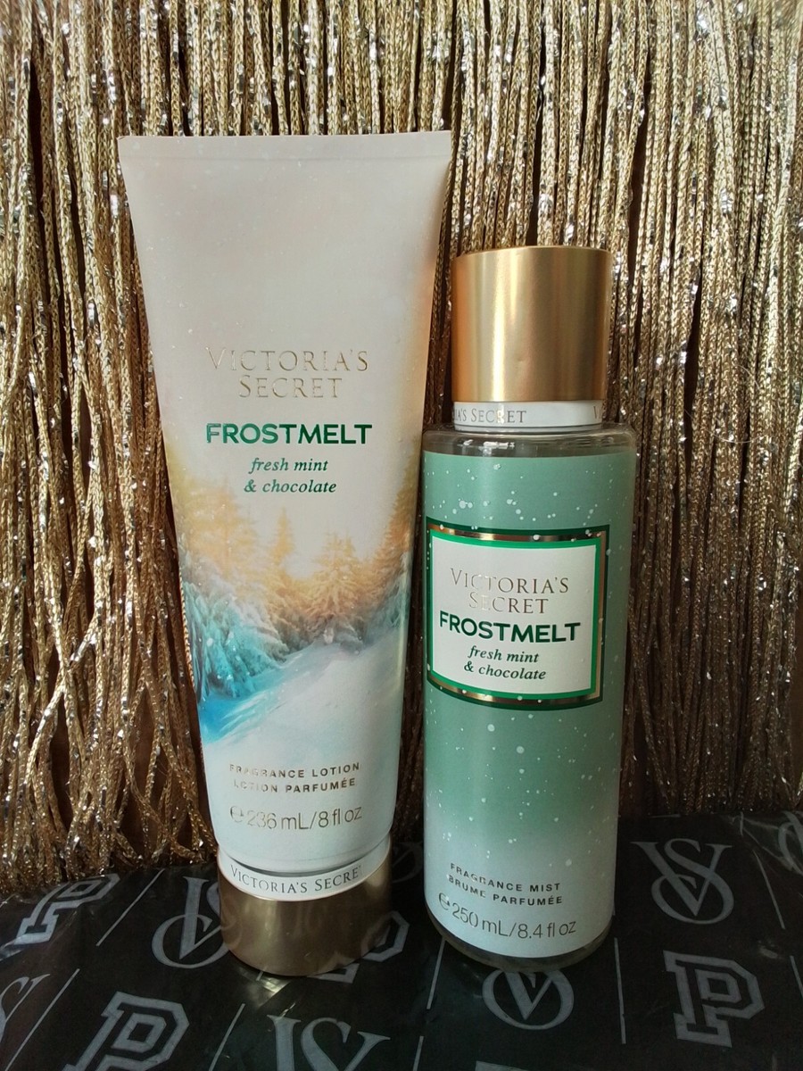 Victoria's Secret Fragrance Mist & Lotion Set Lot of 2 FROSTMELT