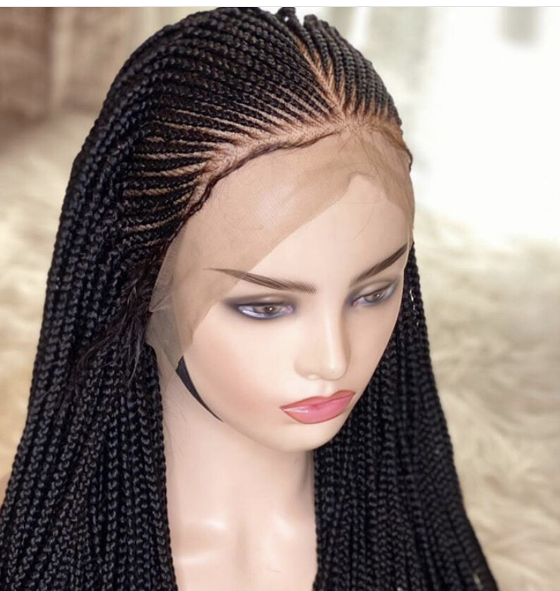 Beauty Braided frontal lace wigs | eBay display picture 3