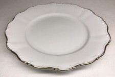 Lot 11 Of 6 Seltmann Bavaria Porcelain Plates D 24 Cm White  Gold