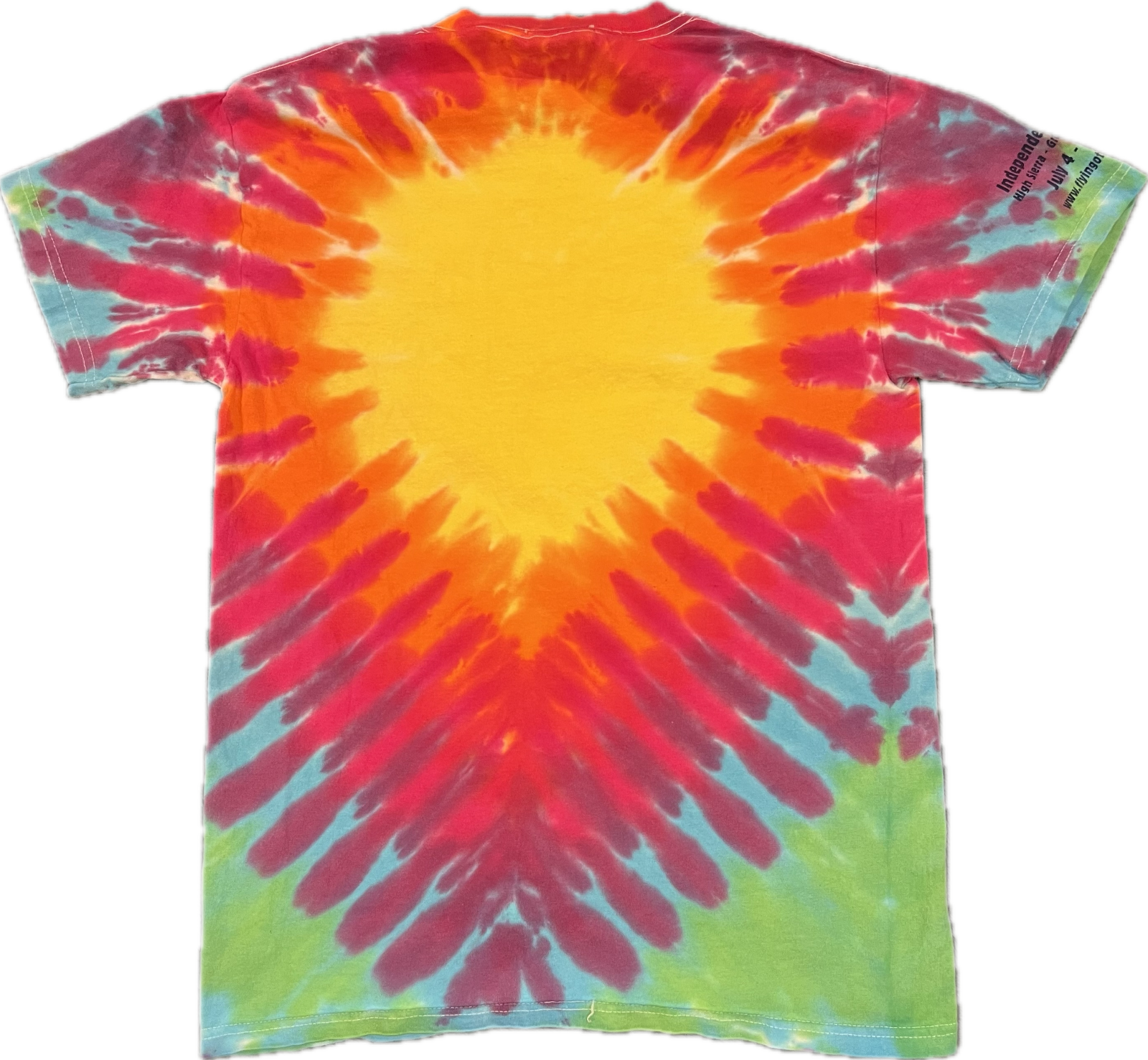 ALTRA T shirt vintage The FOBS "volare altri fratelli" band tie dye. Taglia: S. Luglio '03