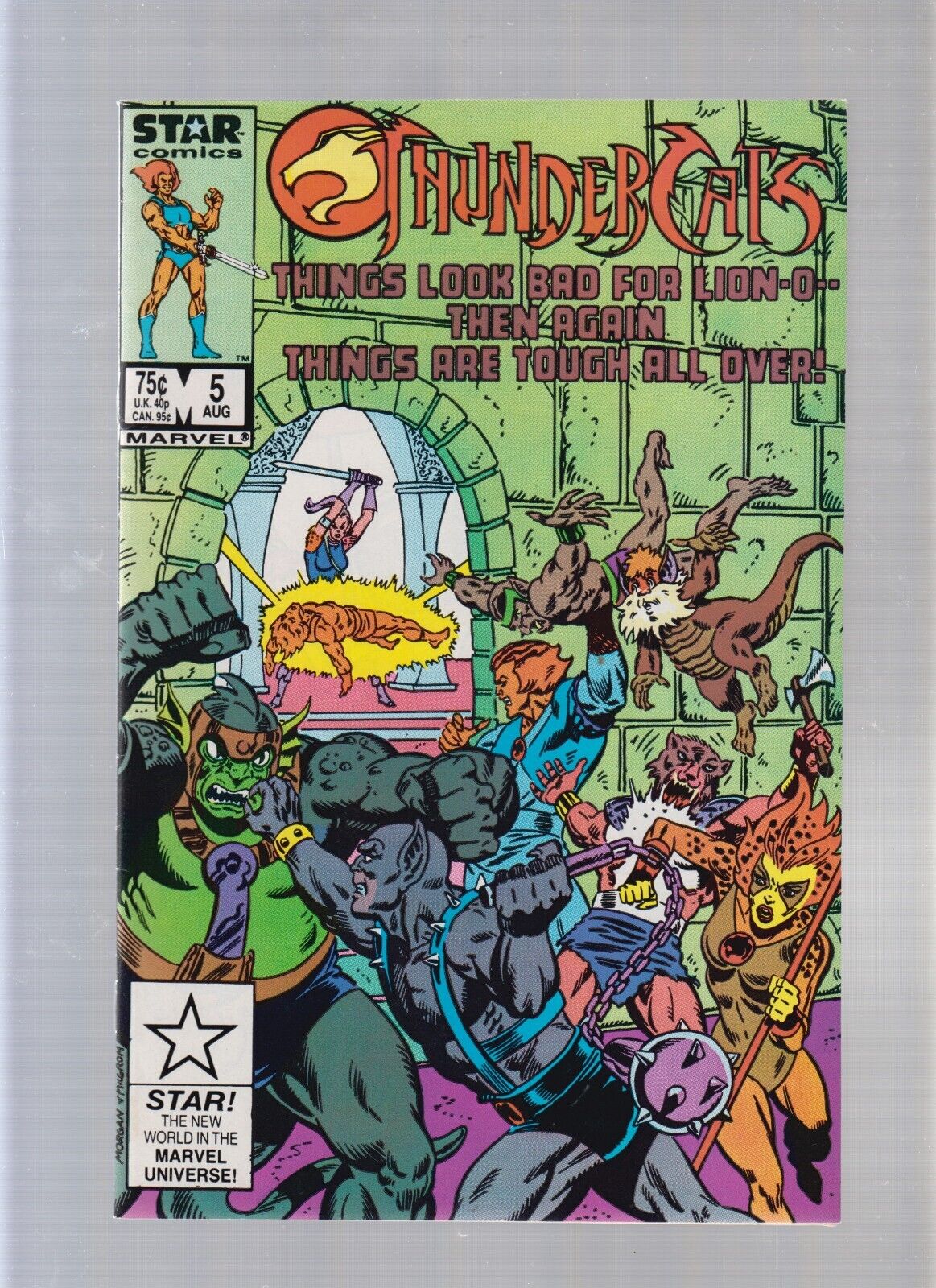 Thundercats #5 - Jim Mooney Art! (8.5/9.0) 1986 DUTCH
