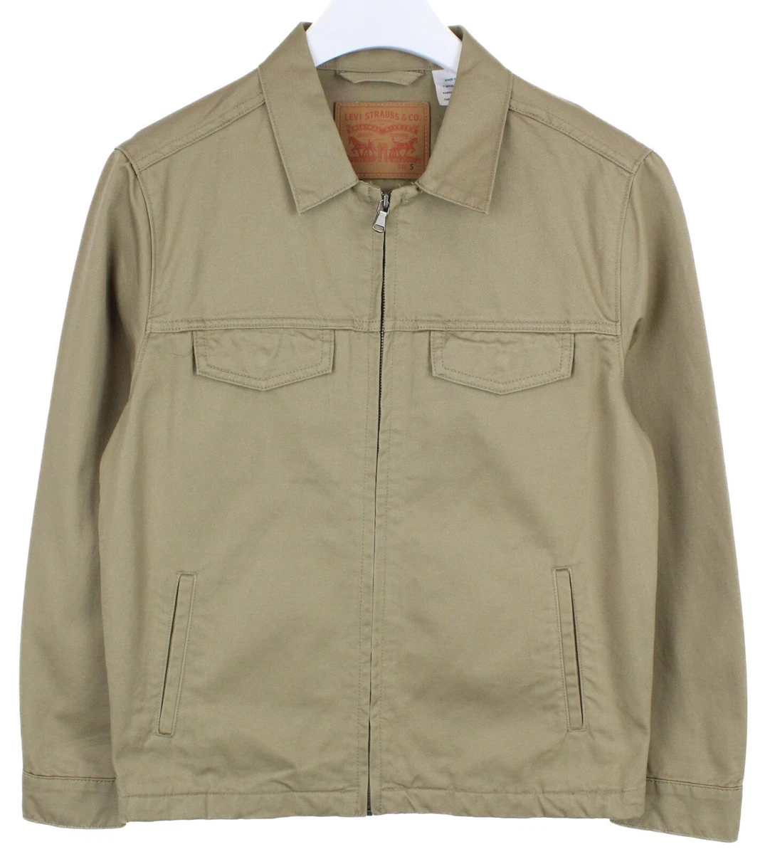 Levis khaki 2025 jacket mens