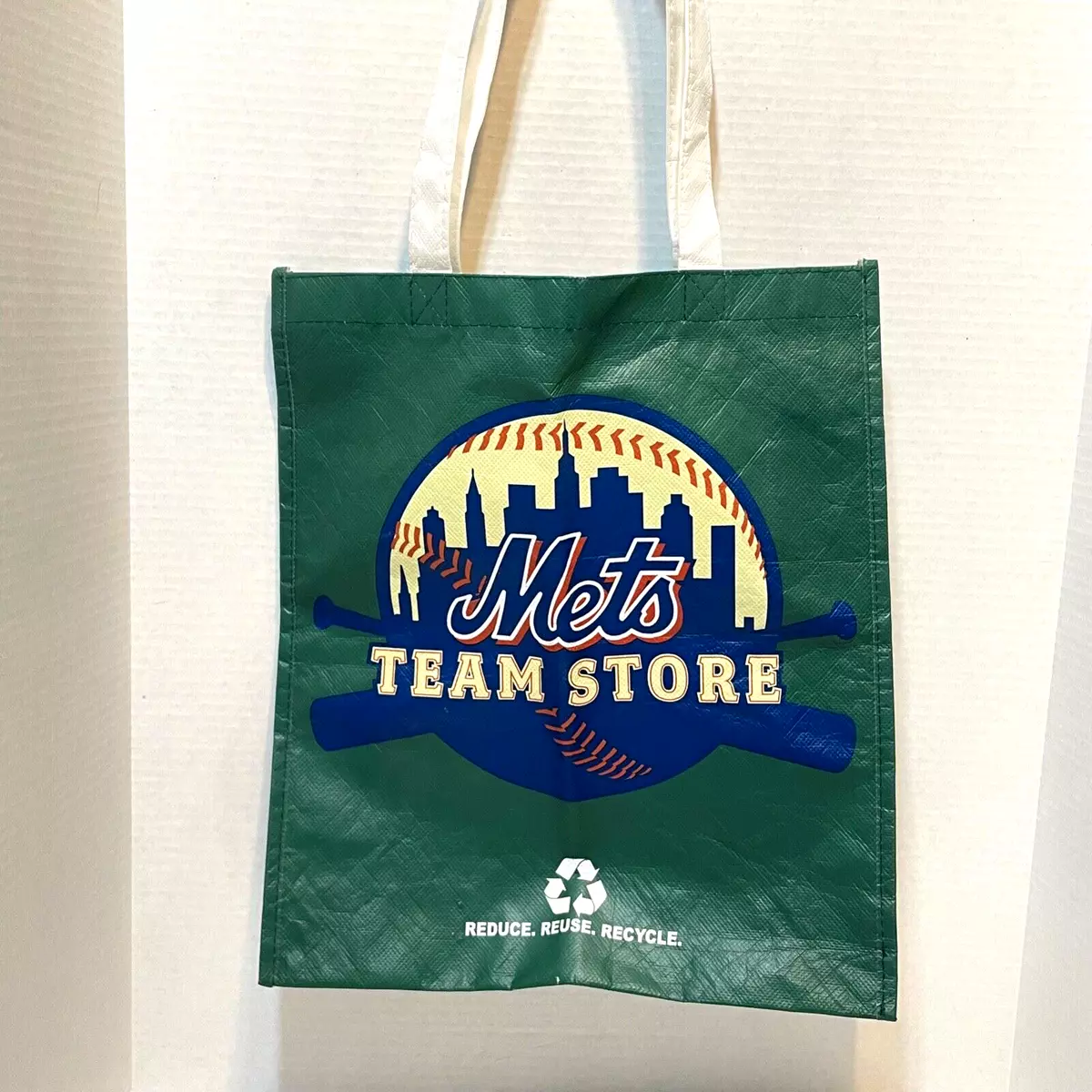 New York Mets Team Store Reusuable Shopping Bag Double Handles