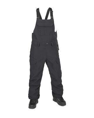 Volcom Creston 3D Stretch Bib Overall Women's Snow Pants, Black, X-Large