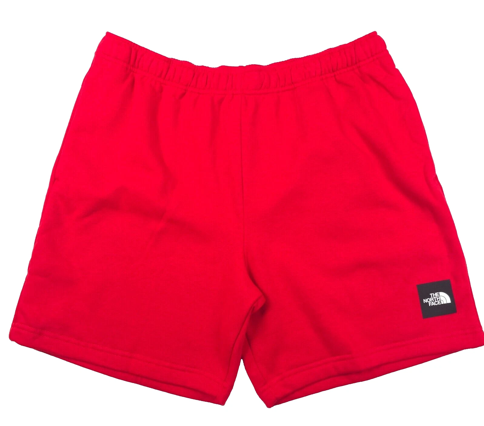 The North Face Never Stop TNF Red Fleece Jogger Sweat Shorts Mens Size XL