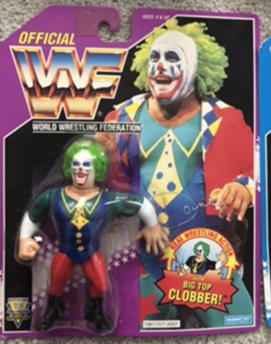 WWF DOINK the Clown MOC Hasbro Series 9 WWE Figure...