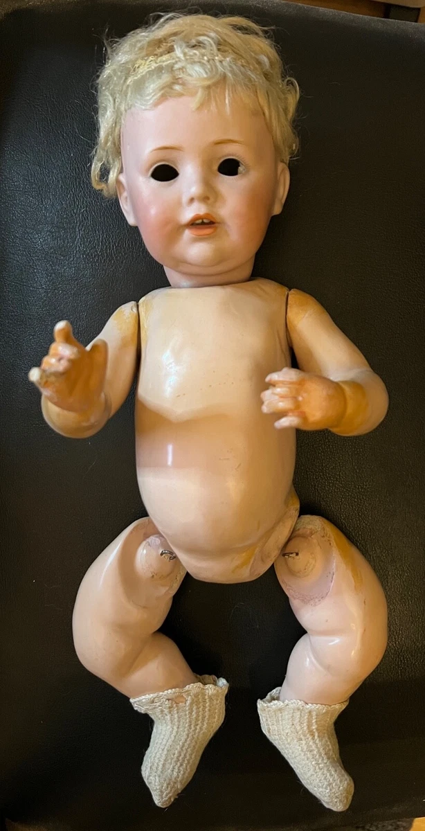 Poupée Mignonnette Reproduction Gigi Kestner 10cm Bisque Yeux Verre