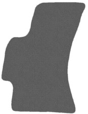 Velour Graphit Fußmatten, FAHRER Teppich für Subaru Outback II, III kombi 1999-2