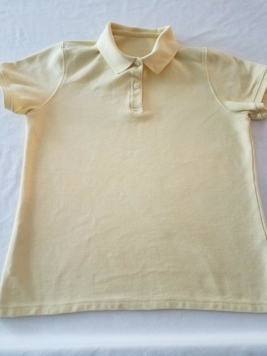 Short Sleeve Knit Polo Shirt buttons 