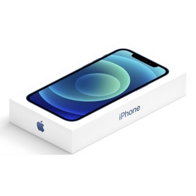 BOX ONLY) BLUE Iphone 12 | eBay