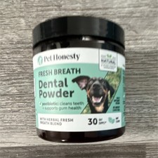 Pet Honesty Dental Powder for Adult Dogs Teeth  Gums Fresh Breath 30 Servings