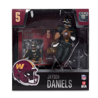 #ad McFarlane NFL Football Legacy 7quot; Figure Jayden Daniels Commanders Alternate $39.95