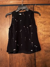 Rena Rowan Women s Black And Floral Sleeveles...
