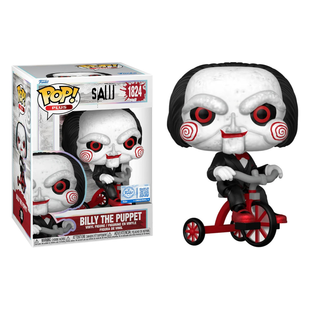 Funko POP Billy The Puppet & Tricycle #1824 - Saw - Figurine Vinyle