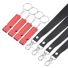 Emergency Whistle, 4 Pcs  Red - Fitting for Outdoor Camping/Hiking 