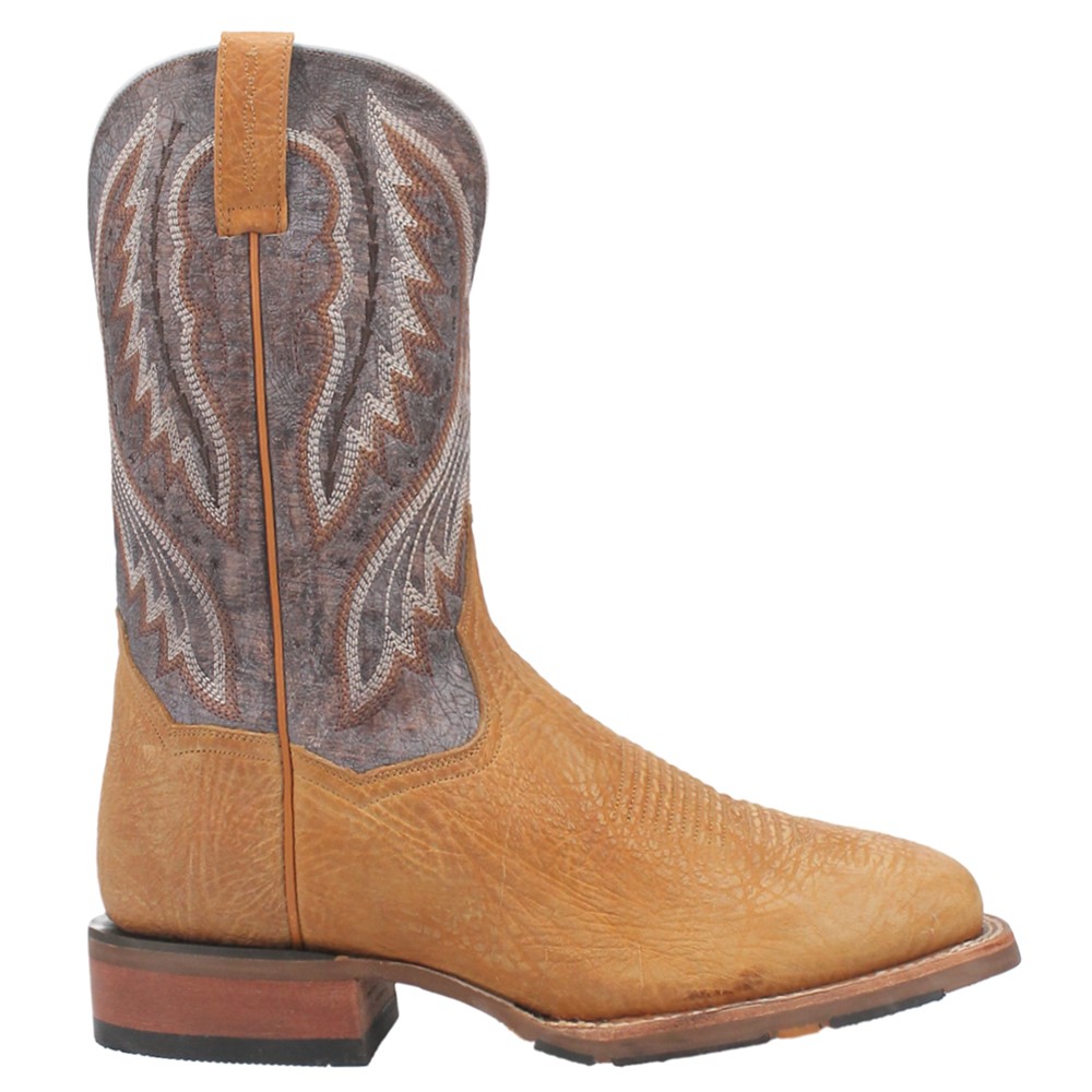 Dan Post Boots Dugan Embroidered Square Toe Cowboy Mens Brown Grey Casual Boot 32190₽