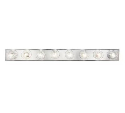 Progress Lighting Broadway Collection 8-Light Polished Chrome Bath Vanity