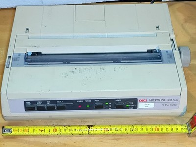 1x OKI Microline 280 Elite Nadeldrucker in gebrauchtem Zustand