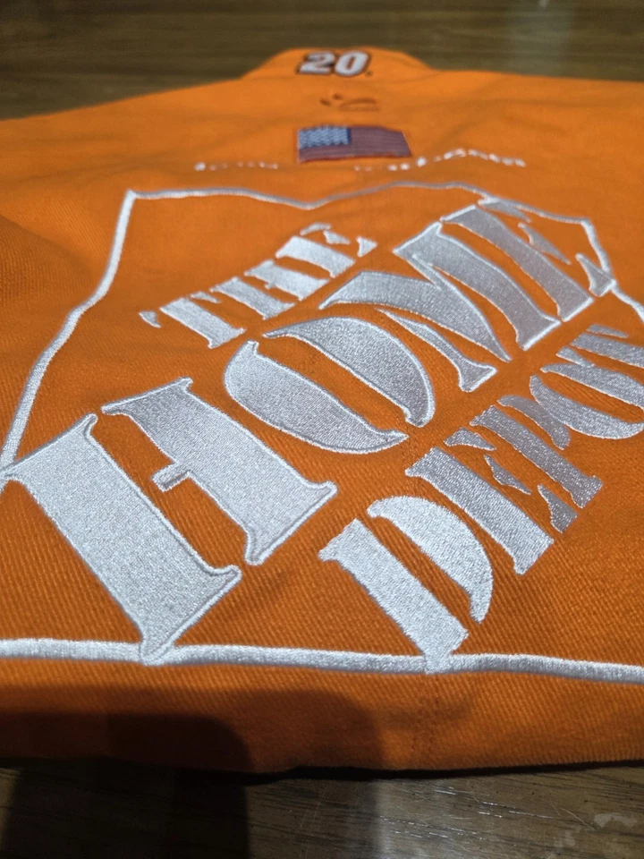 NUEVO CON ETIQUETAS Abrigo Mujer Chase Authentic Naranja Nascar Chaqueta #20 Tony Stewart Talla L Foto 4 de 4