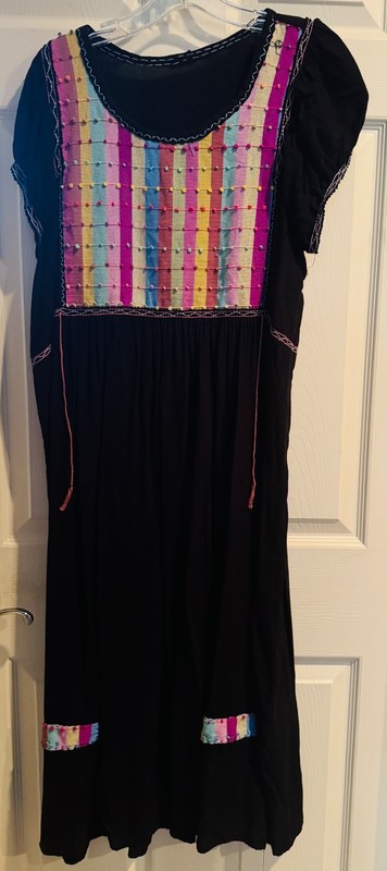 PRICE LOWERED: Traditional Mexican Embroidered Dress
