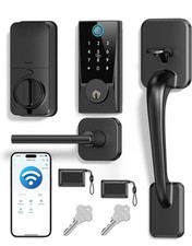 Anyfirm WiFi Smart Lock with Handleset, Built-in WiFi Door Lock, Keyless...