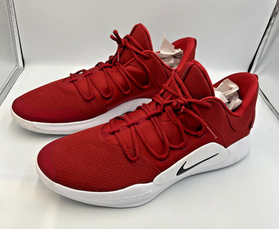 Nike Mens Hyperdunk X Low TB At3867-602 Red White Sneaker Shoes Size 18 New