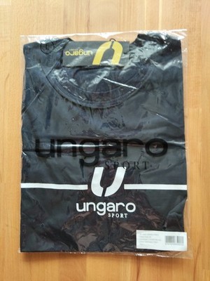 UNGARO Herren T-Shirt Größe L dkl. Blau mit Frontdruck Neu OVP 