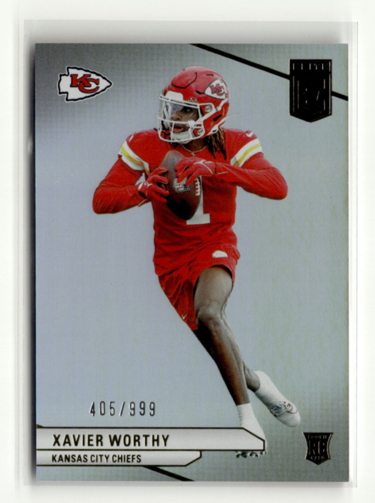Xavier Worthy 2024 Panini Donruss Elite Football RC 405/999 [xz116