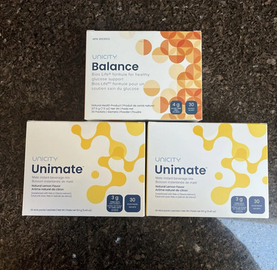 #ad Unicity Feel Great BALANCE 30ct LEMON 30ct amp; Lemon 30ct FREE SHIPPING 05 2027 $157.00