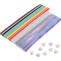 1290 Pcs Diy-Papierstreifen FüR Scrapbook-Projekte Origami-Stern-Papierstreifen