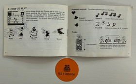 Popeye Nintendo Nes Game Instruction Manual UKV PAL A Version