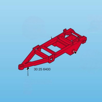 PLAYMOBIL Wassertankwagen Fahrgestell nur für Bewässerungswagen aus Set 4494 Kuhweide