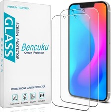  2 Pack Matte Glass Screen Protector Designed for iPhone 13 Pro Max, Clear