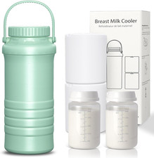 Portable Breast Milk Cooler, 22Oz Larger Capacity Breastmilk Chiller for Travel