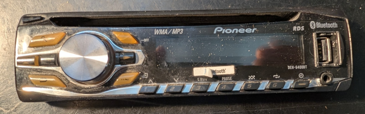 Pioneer DEH-6400BT CD Player/MP3 In Dash Receiver for sale online